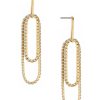 Earrings Ettika | Hanging On 18K Gold Plated Crystal Dangle Earrings