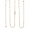 Glasses Chains Ettika | Dainty Pearl And Gold Glasses Chain