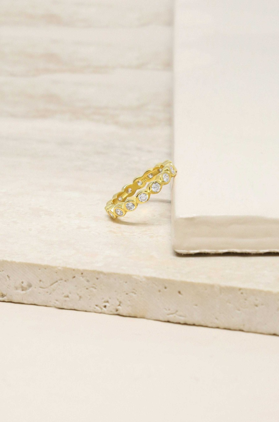 Rings Ettika | My Forever Crystal 18K Gold Plated Ring