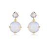 Earrings Ettika | Mystic Opal 18K Gold Plated Dangle Earring