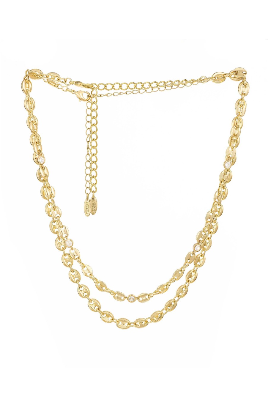 Necklaces Ettika | West Coast Sunset 18K Gold Plated Chain Necklace Set