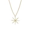 Necklaces Ettika | Golden Crystal Star Pendant Necklace