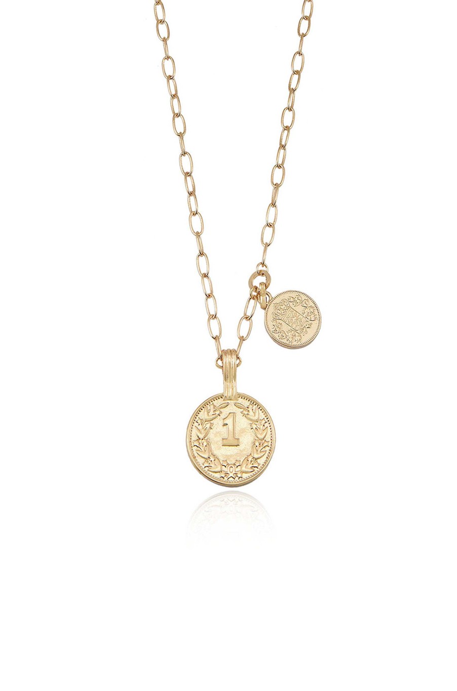 Necklaces Ettika | Simplicity Coin & Chain Necklace