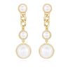 Earrings Ettika | Precious Pearl Drop 18K Gold Plated Earrings