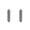 Earrings Ettika | Sparkle Bits Mini Crystal 18K Gold Plated Hoops