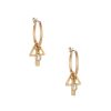 Earrings Ettika | Simple Treasures Small Hoop Earring In Gold