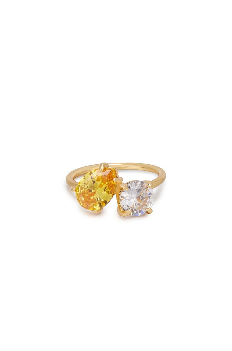 Rings Ettika | Toi Et Moi Forever 18K Gold Plated Ring