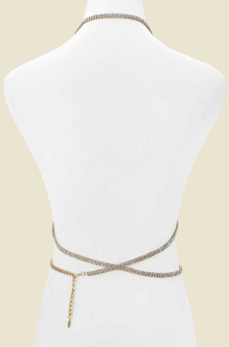 Body Chains & Belts Ettika | Wrapped Up In Crystal Body Chain