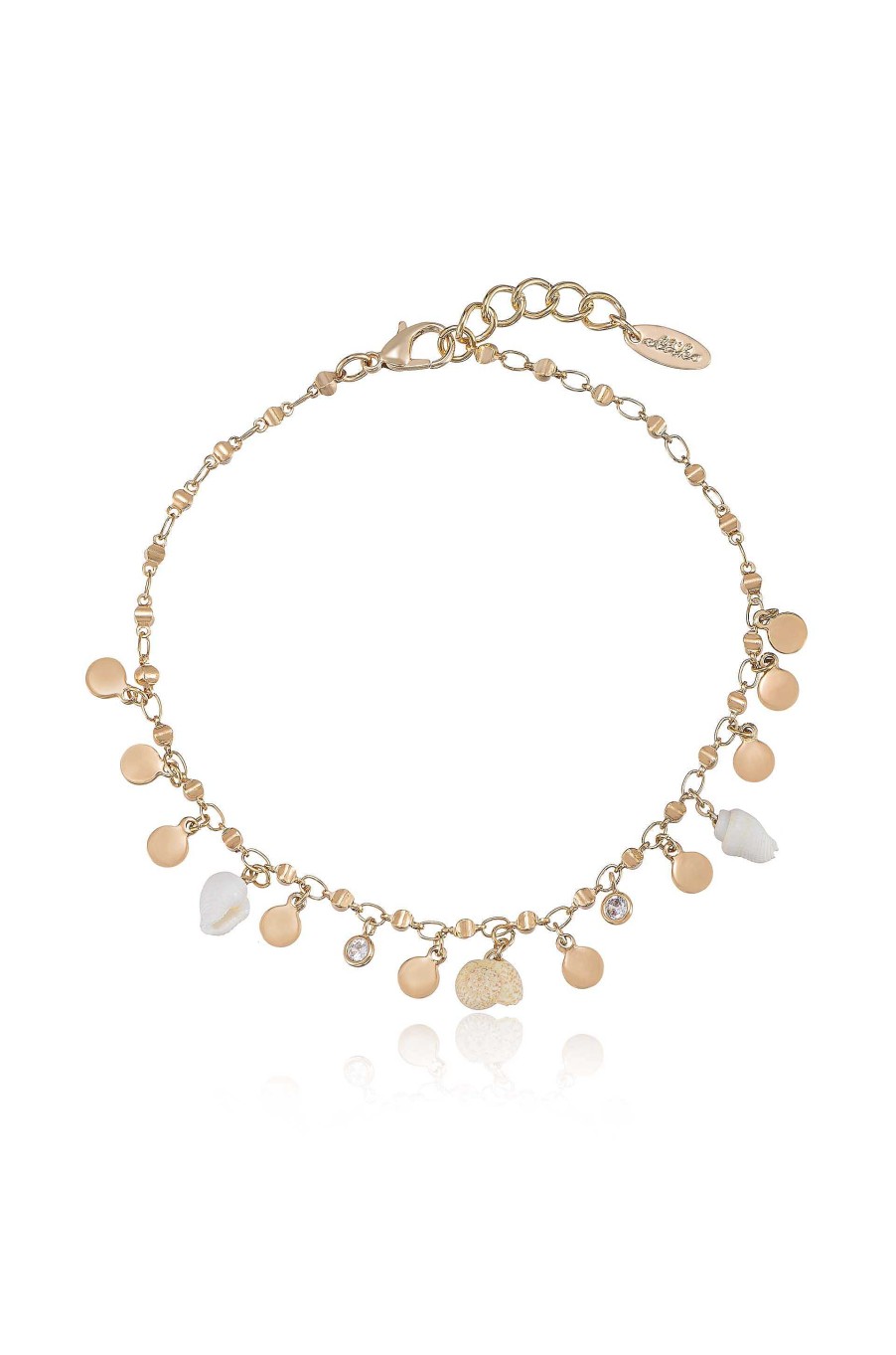 Anklets Ettika | Let'S Go Coastal 18K Gold Plated Anklet