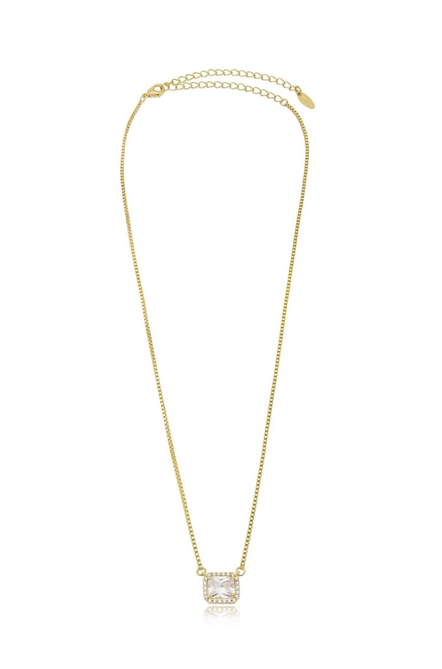 Necklaces Ettika | New Day Crystal Pendant 18K Gold Plated Necklace