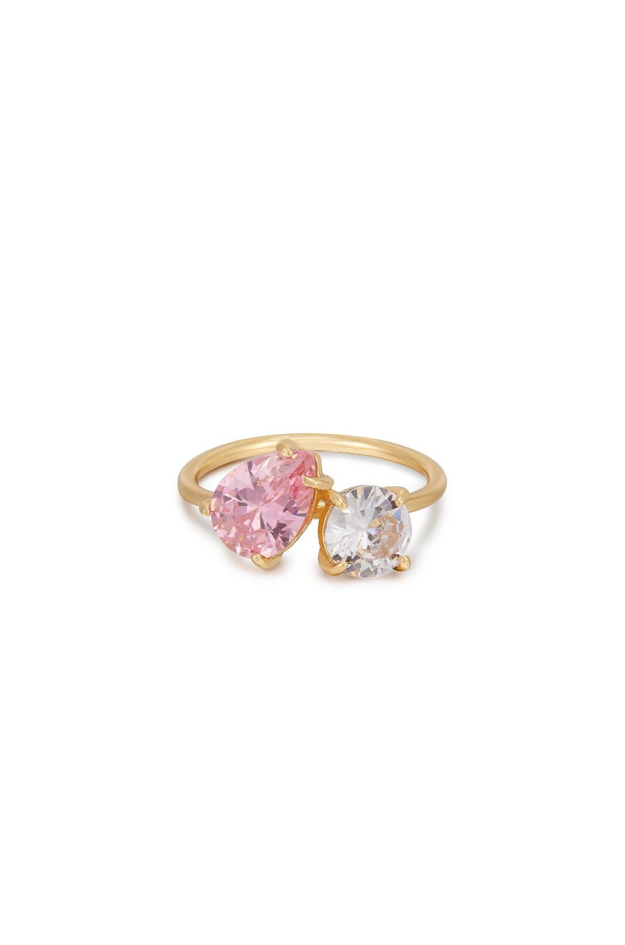 Rings Ettika | Toi Et Moi Forever 18K Gold Plated Ring