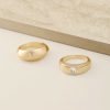 Rings Ettika | Statement 18K Gold Plated Band Ring Set