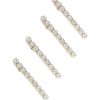 Hair Accessories Ettika | Brittany Rainbow Crystal Clip Set