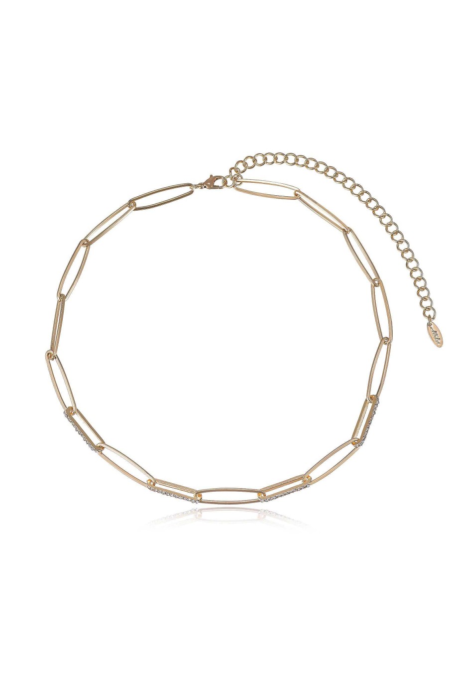 Necklaces Ettika | Sparkle In Links 18K Gold Plated Chain Link Necklace