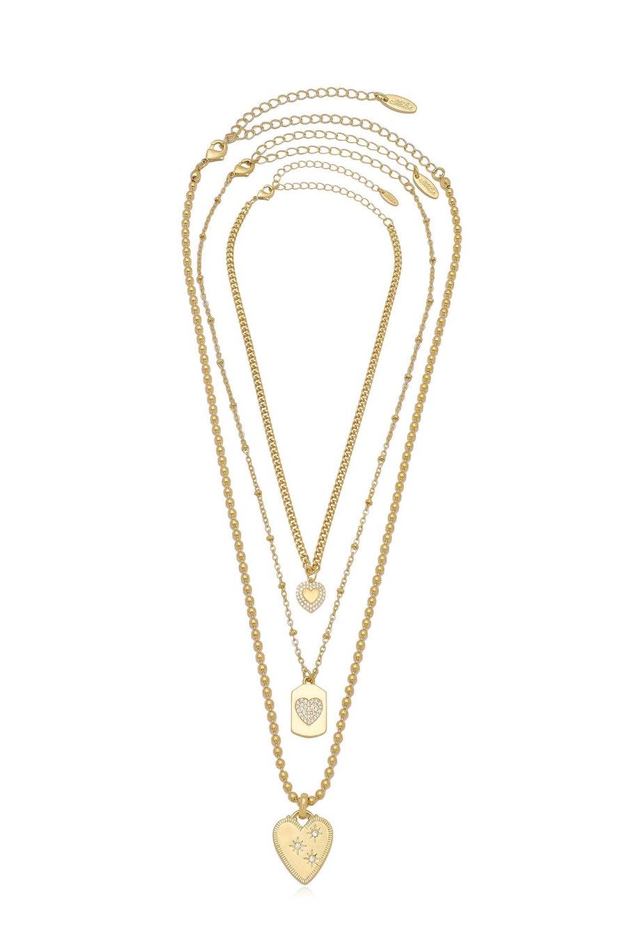 Necklaces Ettika | Love To Love 18K Gold Plated Necklace Set