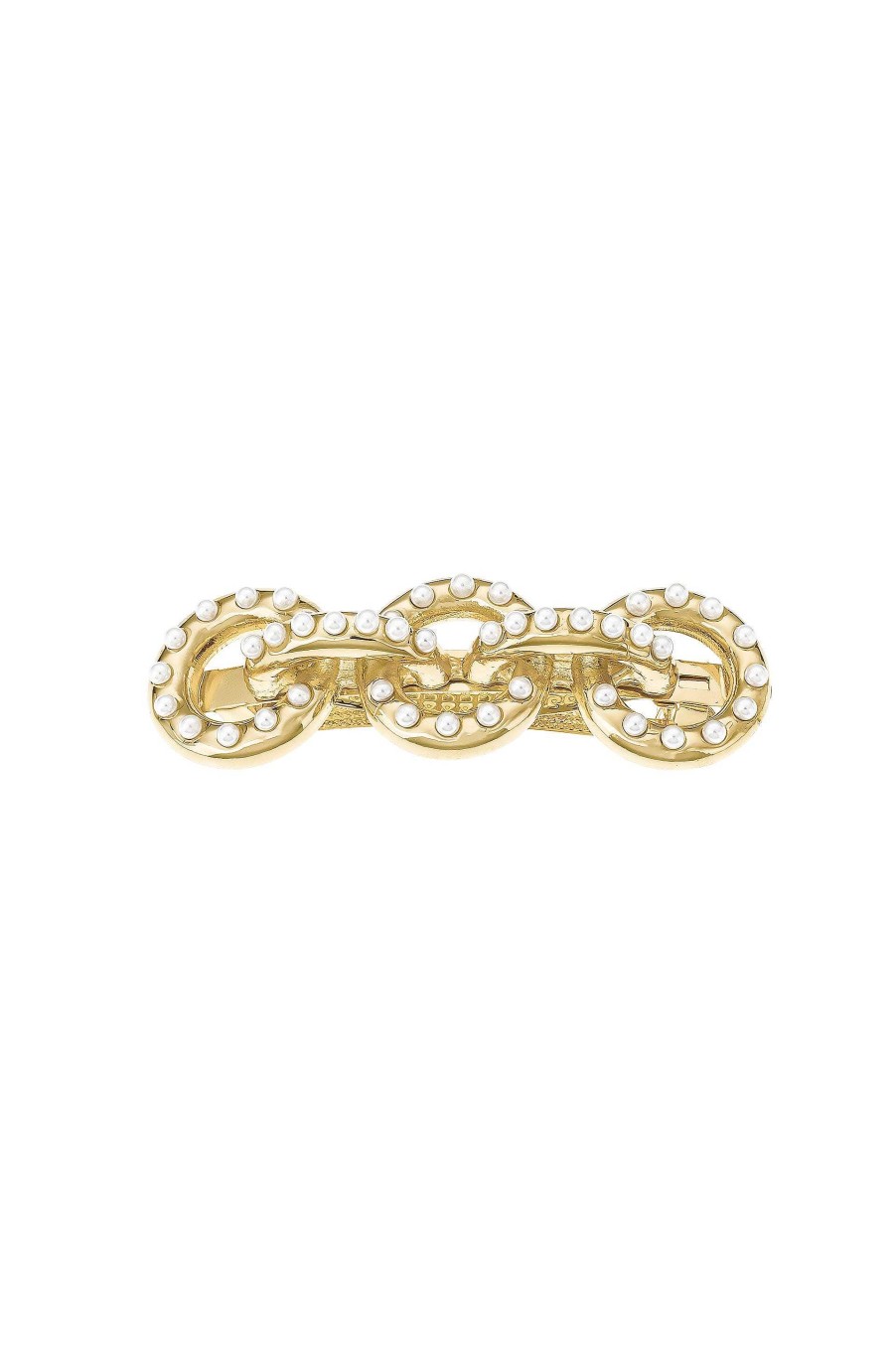 Hair Accessories Ettika | Triple Disc Pearl Barrette