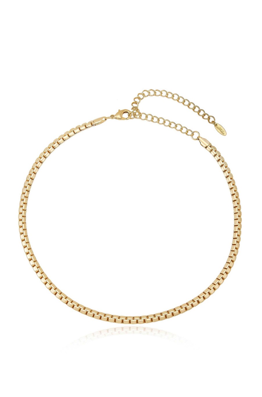 Necklaces Ettika | Single Rolo Chain 18K Gold Plated Necklace