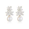 Earrings Ettika | Best Day Crystal & Pearl 18K Gold Plated Earrings