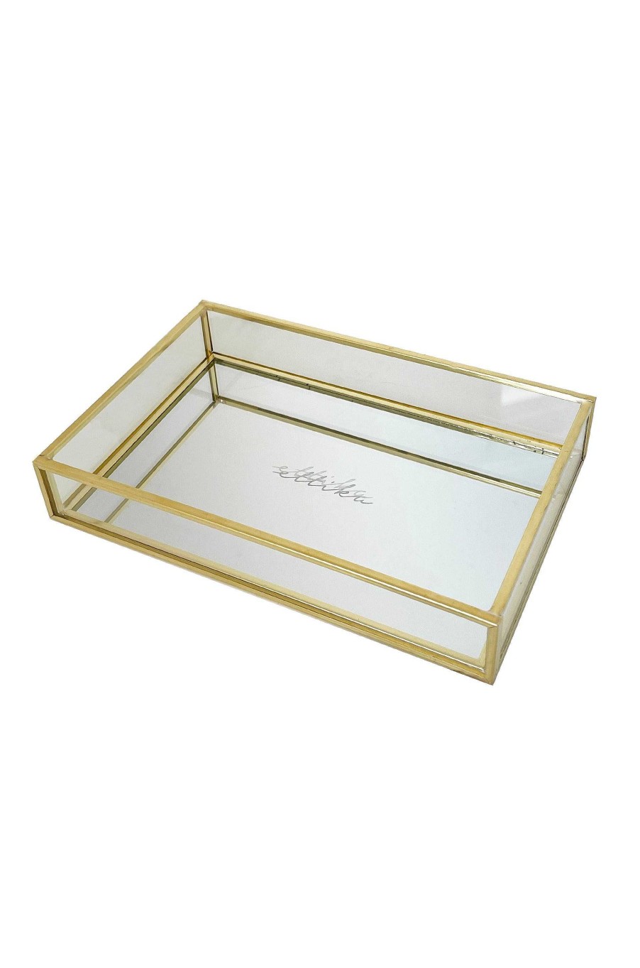 Jewelry Boxes & Trays Ettika | Rectangle Mirror Bottom Jewelry And Display Tray