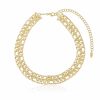 Necklaces Ettika | Double Linked 18K Gold Plated Chain Necklace