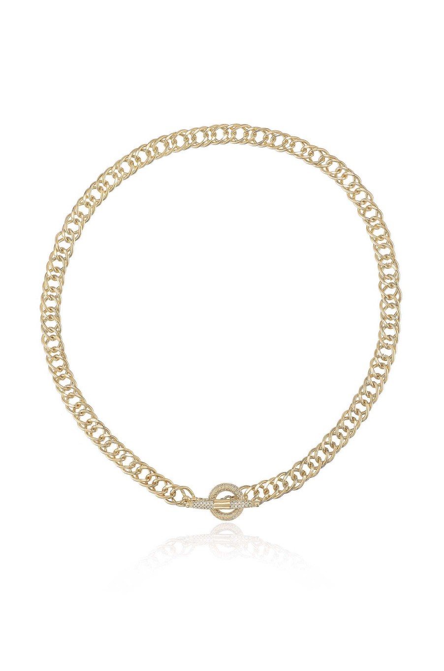 Necklaces Ettika | All About That Chain Crystal And 18K Gold Plated Necklace