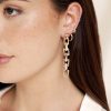 Earrings Ettika | Resin Rectangle And 18K Gold Plated Chain Drop Earrings