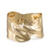 Bracelets Ettika | Melted Abstract 18K Gold Plated Cuff Bracelet