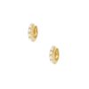 Earrings Ettika | Pearl & 18K Gold Plated Mini Huggie Hoop Earrings