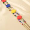 Body Chains & Belts Ettika | Mixed Rainbow Bead Belt In Gold