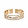 Bracelets Ettika | Crystal Strand 18K Gold Plated Cuff