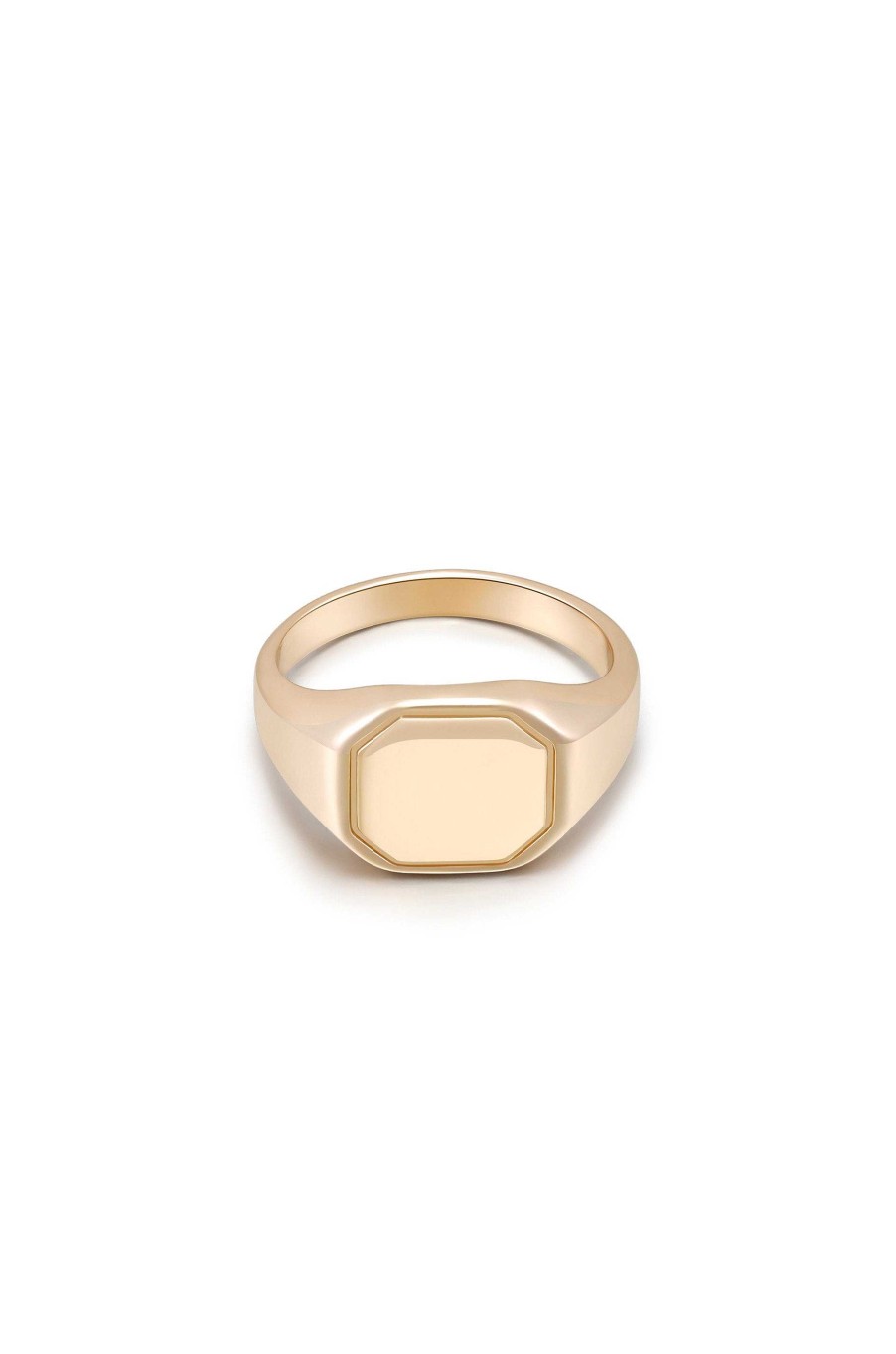 Rings Ettika | 18K Gold Plated Signet Ring