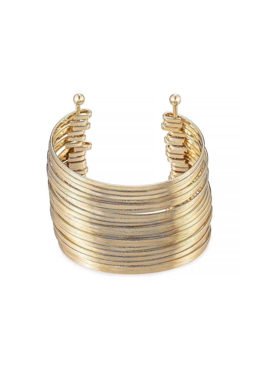 Bracelets Ettika | The Easy 18K Gold Plated Bangle Stacked Bracelet