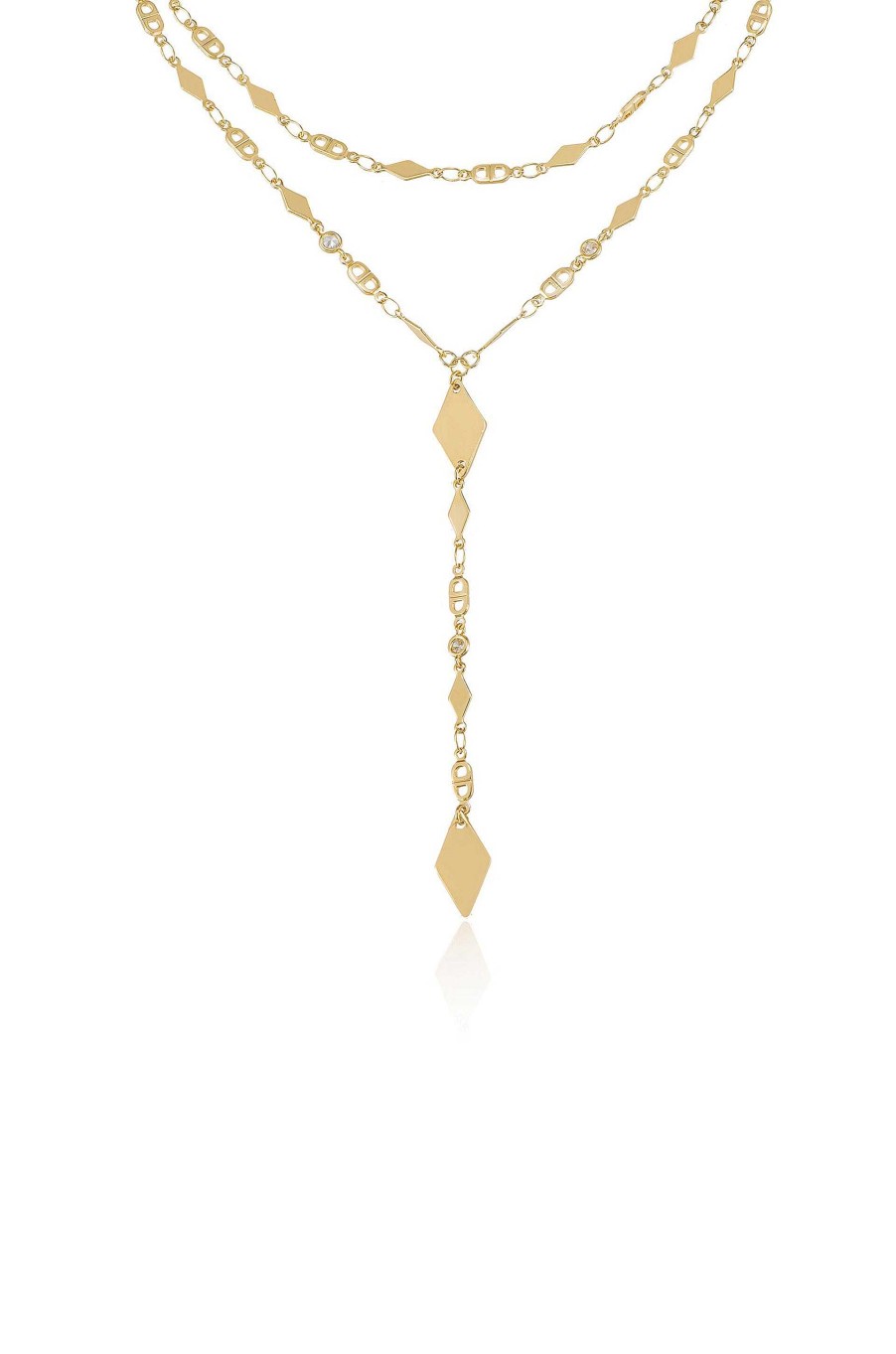 Necklaces Ettika | Augustine Layered Lariat Necklace