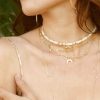 Necklaces Ettika | Make Waves Layered 18K Gold Plated Crystal Necklace Set