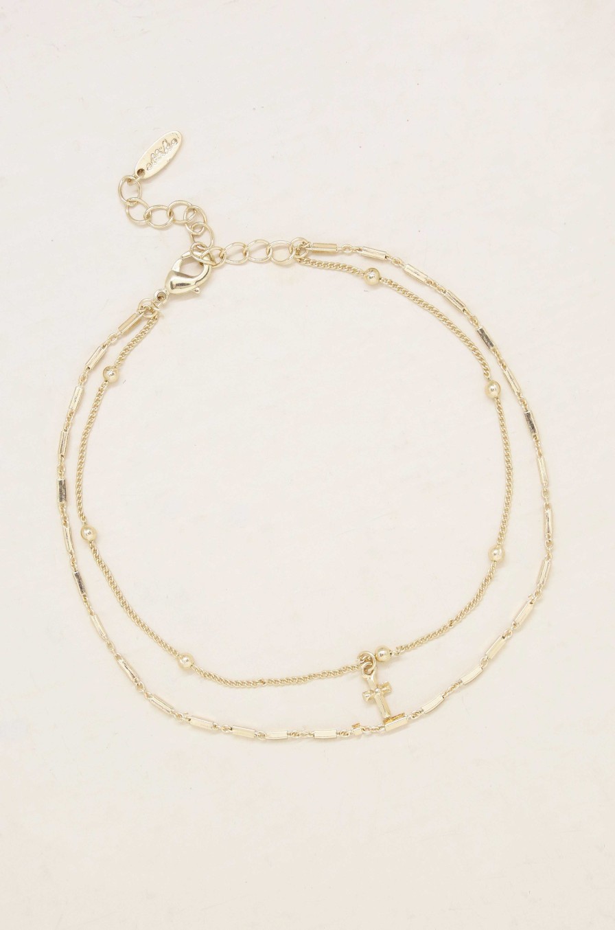 Anklets Ettika | Delicate Details 18K Gold Plated Anklet