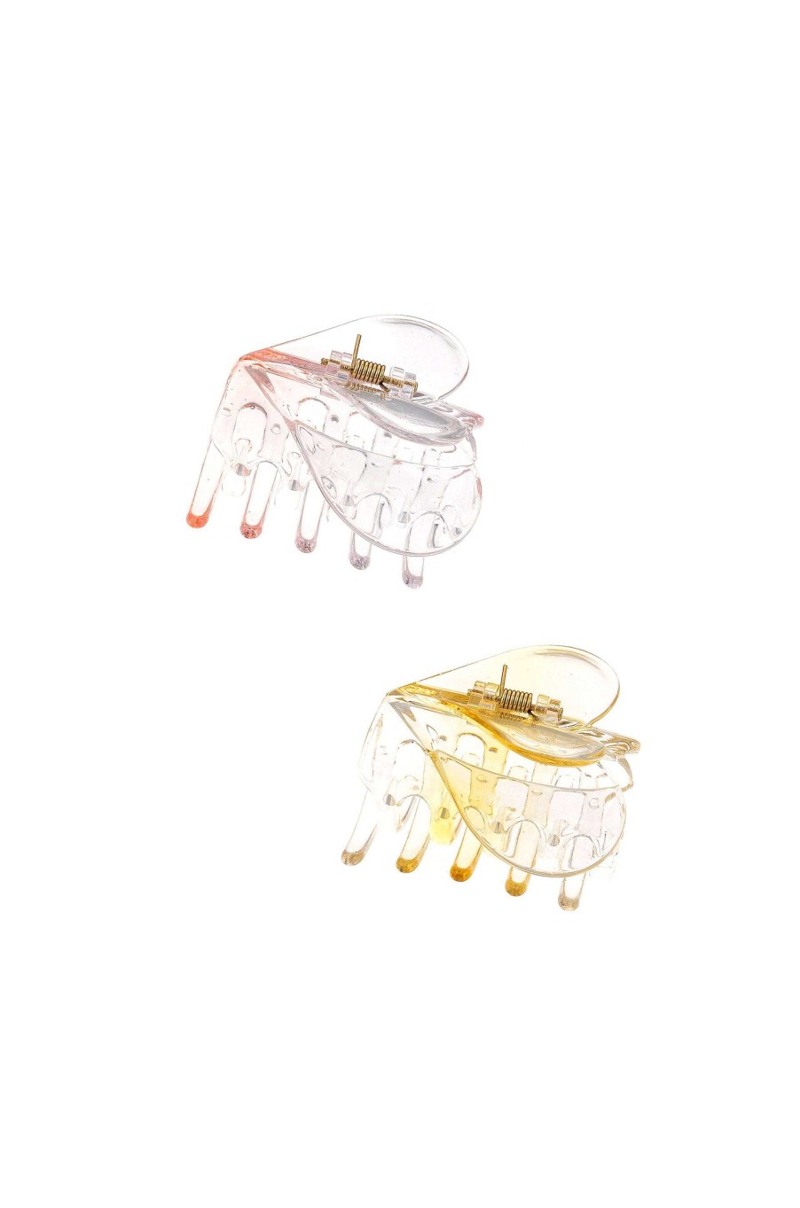 Hair Accessories Ettika | Full Hearts Clear Hair Claw Set