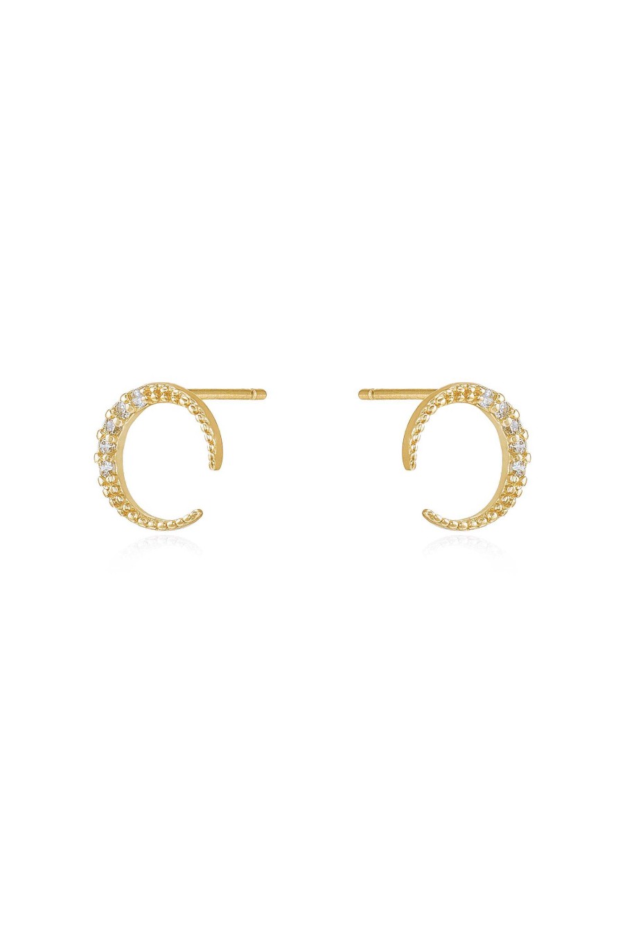 Earrings Ettika | An Added Touch Crystal Mini 18K Gold Plated Earrings