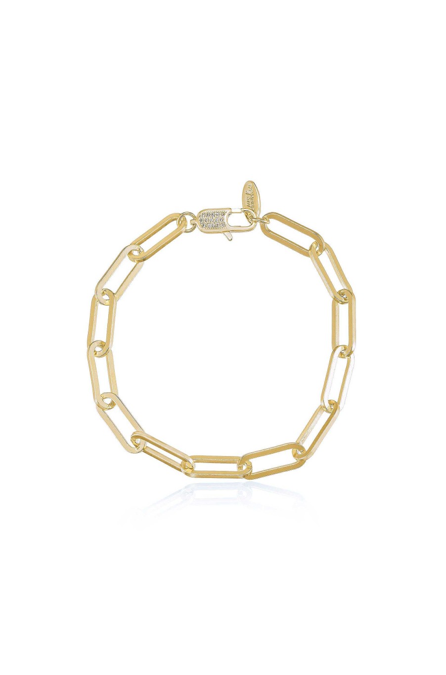 Bracelets Ettika | Interlinked 18K Gold Plated Chain Bracelet