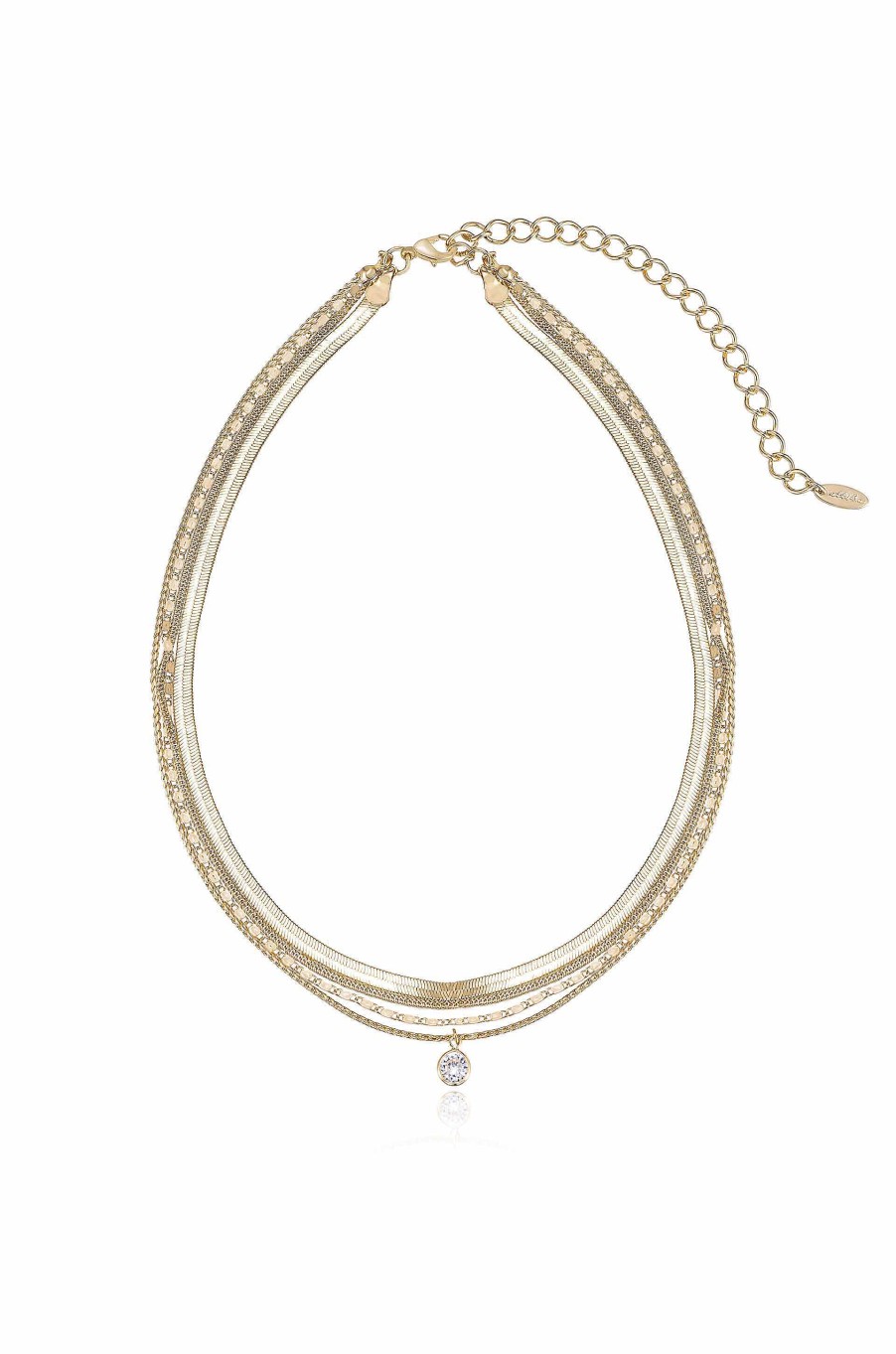 Necklaces Ettika | All The Chains 18K Gold Plated Layered Necklace