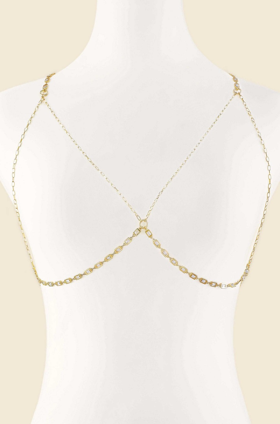 Body Chains & Belts Ettika | The Gold Standard Crystal Body Wrap