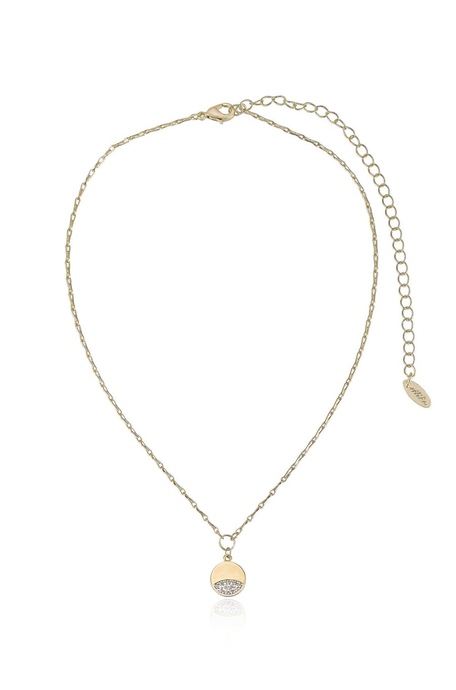 Necklaces Ettika | Crystal Dipped 18K Gold Plated Pendant Necklace