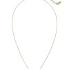 Necklaces Ettika | Crystal Cylinder 18K Gold Plated Necklace