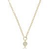 Necklaces Ettika | Dainty Vibes Freshwater Pearl 18K Gold Plated Necklace