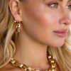 Necklaces Ettika | Bold & Chunky 18K Gold Plated Chain Link Necklace