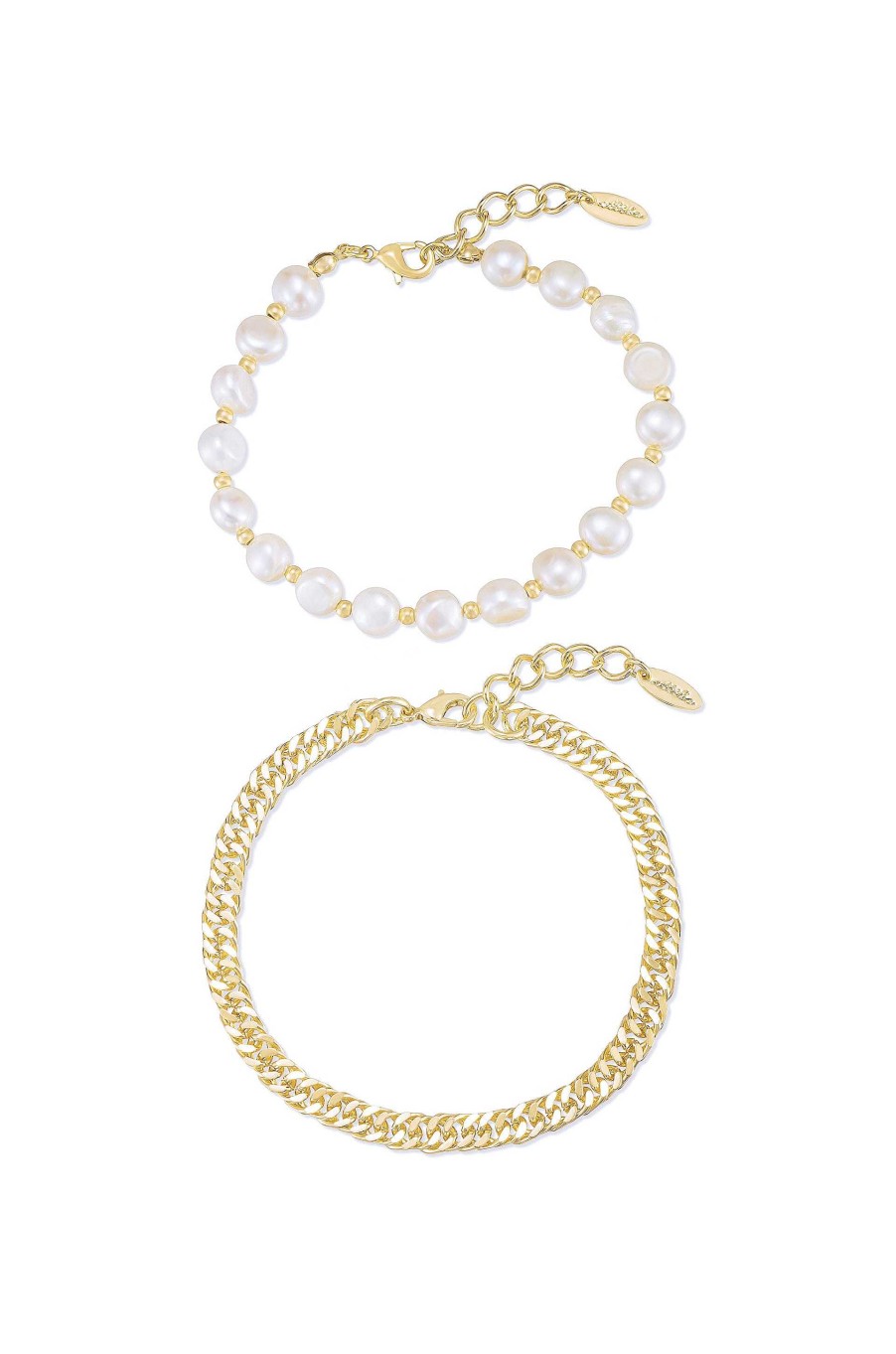 Anklets Ettika | Pearl Party 18K Gold Plated Anklet