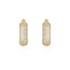 Earrings Ettika | Little Reminders Crystal 18K Gold Plated Mini Hoop Earrings