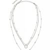 Necklaces Ettika | Monroe Crystal Strand Layered Necklace