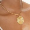 Necklaces Ettika | Statement Swirl Pendant 18K Gold Plated Choker