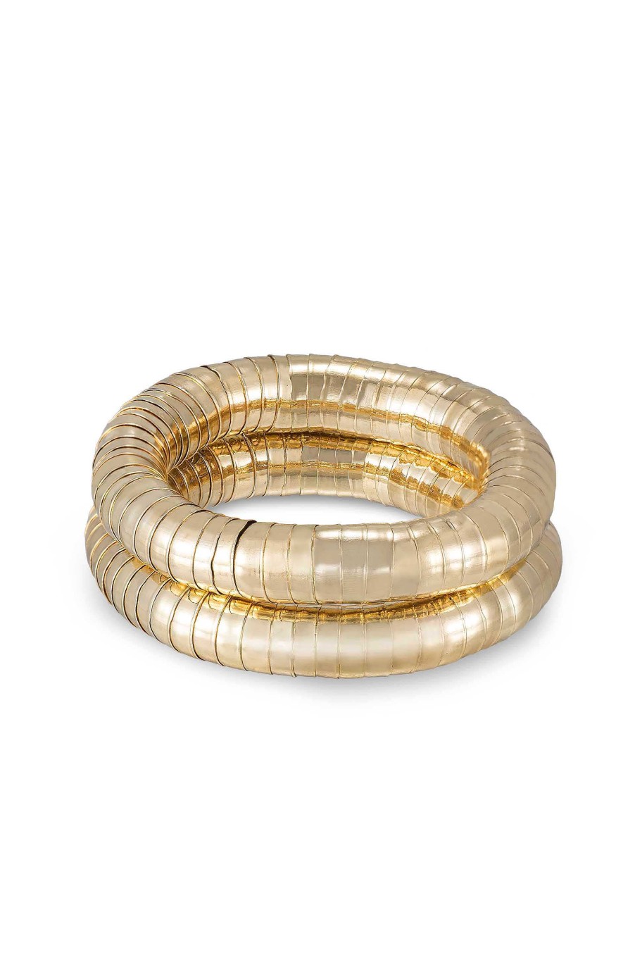 Bracelets Ettika | Liquid Gold 18K Gold Plated Bracelet Set