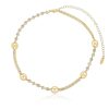 Necklaces Ettika | Subtle Sparkle 18K Gold Plated Necklace